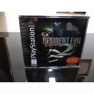 Case de Reposição Resident Evil 2 com manual - Repro