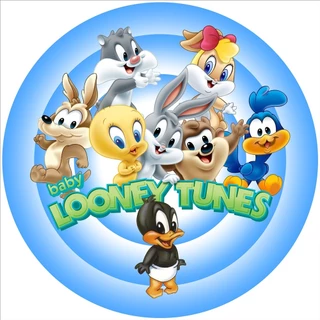 Painel Circular Baby Looney Toon Em Malha Premium (140g/ml) Sublimada C/elástico Temas Variados