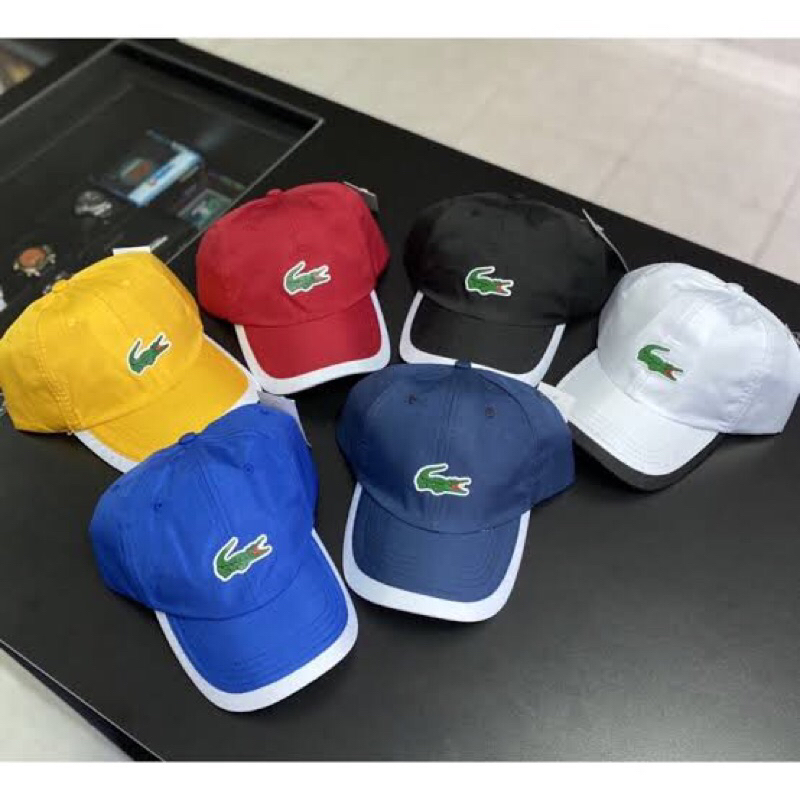 Boné Lacoste Sport Contrast Border Lightweight (envio imediato)