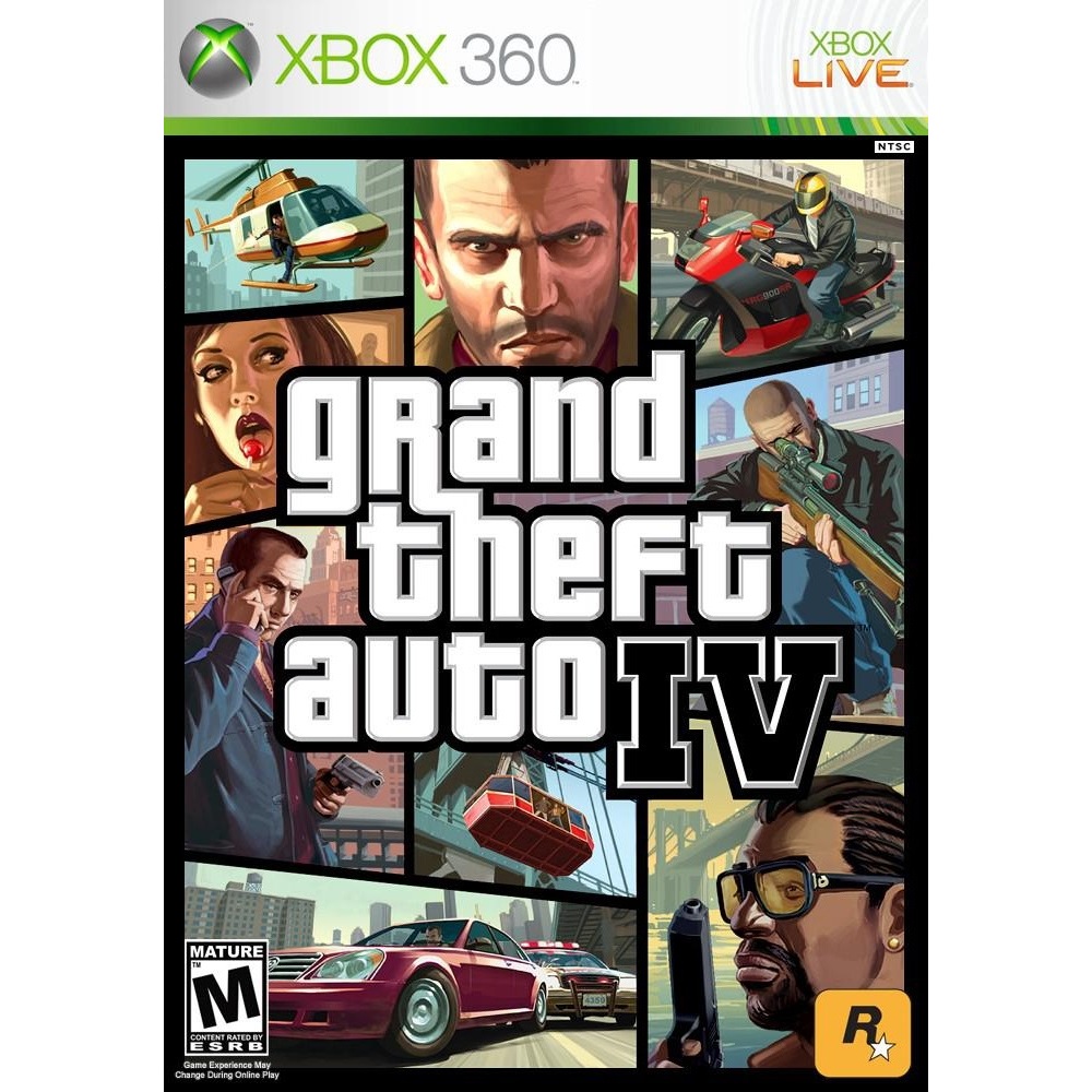 grand theft auto IV gta xbox 360 - MIDIA FÍSICA