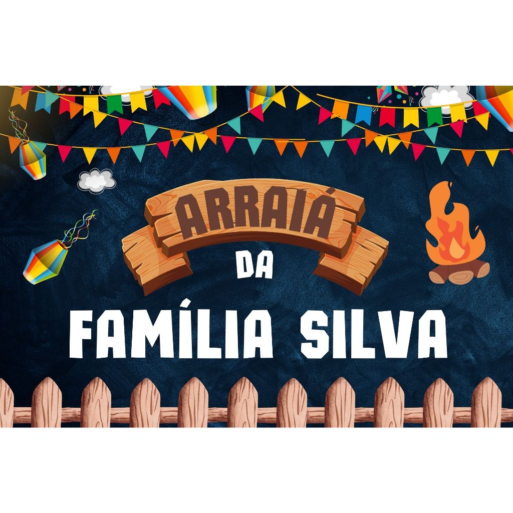 Painel Lona Festa Junina Julina Arraia TAMANHO GRANDE