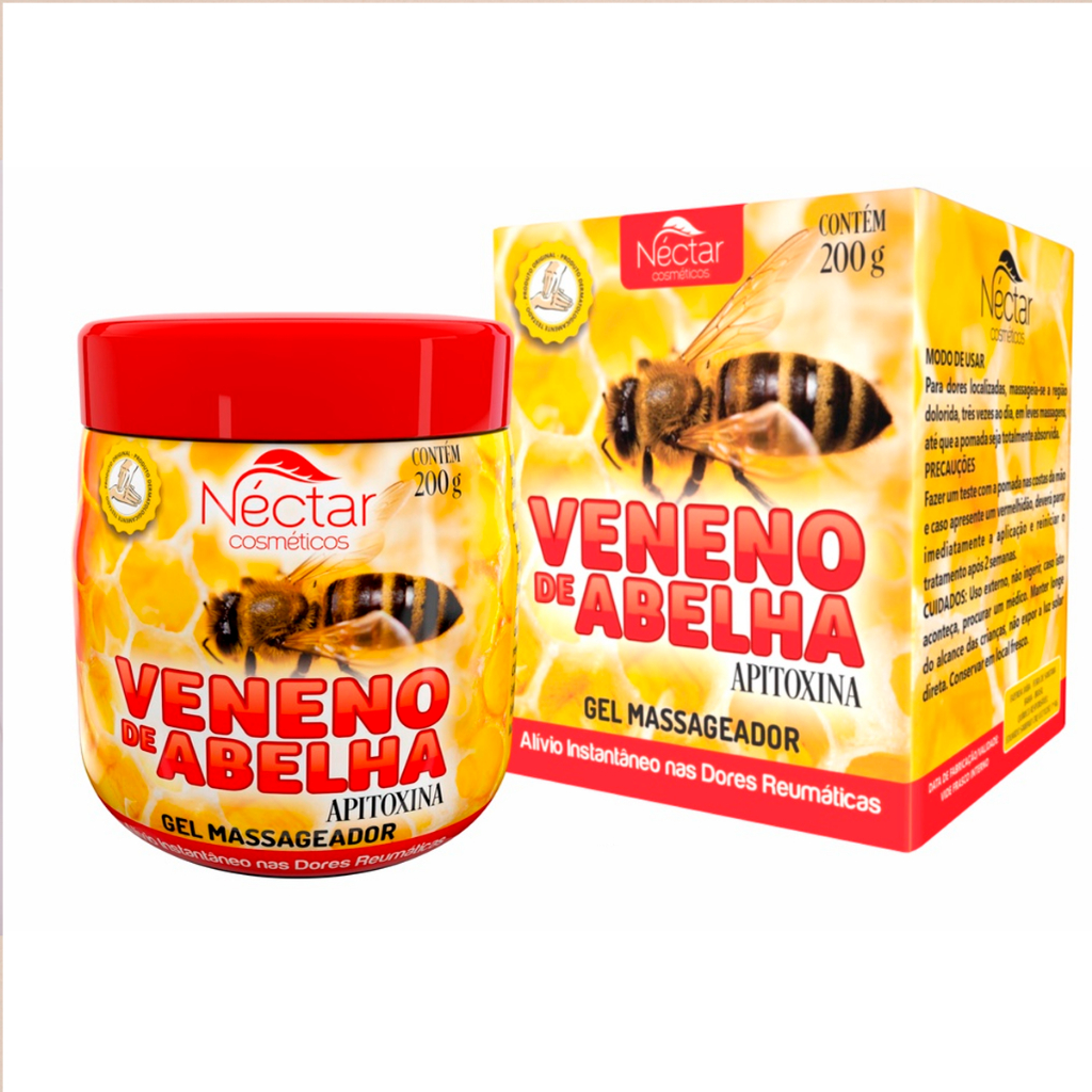 2 un Pomada Ven de Abelha 200g Nectar Cosméticos