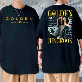 Camiseta Basica Algodao Jungkook Golden Maknae Bangtan Boys Kpop Unissex
