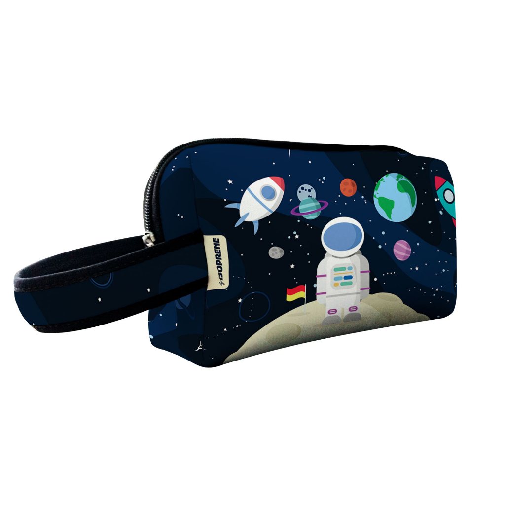 Necessaire Plus Neoprene Pronta Entrega Envio Rápido - Astronauta