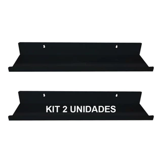 Kit 2 Prateleiras Aereas Industriais 30cm Multiuso 30x12 em Aço