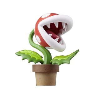 Planta Piranha - Boneco - Figura de Ação - Action Figure - Turma Super Mário Bros. - Miniatura