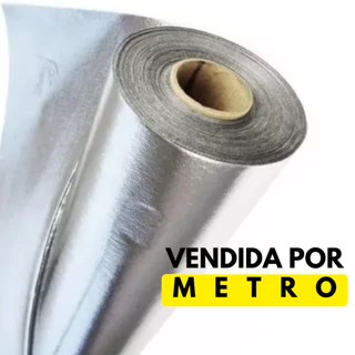 Manta Térmica Para Telhado Dupla Face 1m² Impermeável - nao é adesiva -VENDIDA POR METRO