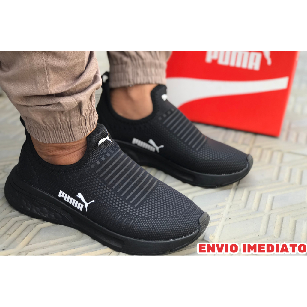 Tênis Sapatênis Puma Slip on Leve, Macio, sem cadarço esportivo