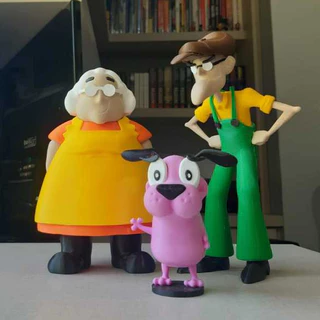 KIT Coragem o Cão Covarde, Muriel, Eustacio - Impressão 3D