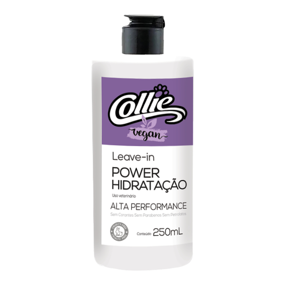 Leave In para Cães e Pets Power Hidratação Collie Vegan 250ml