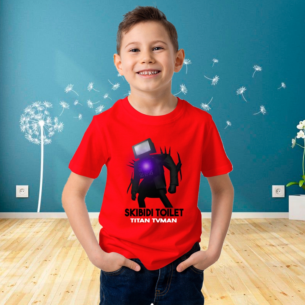 Camiseta Kids Toilet Skibidi Video Desenho Meme Titan Game | Shopee Brasil