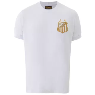 Camisa Santos Retrô Pelé 1000 Gols Branca Oficial