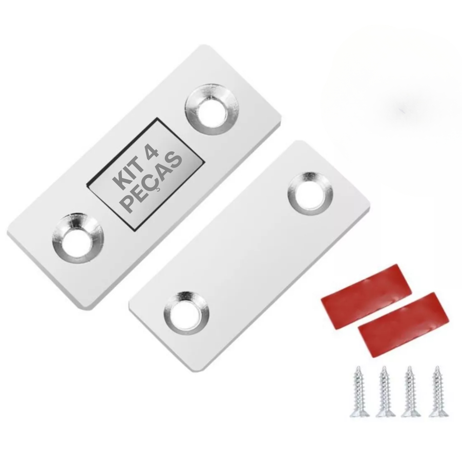 Fecho magn tico arm rio trava porta im ultra forte kit c 4 pe as para