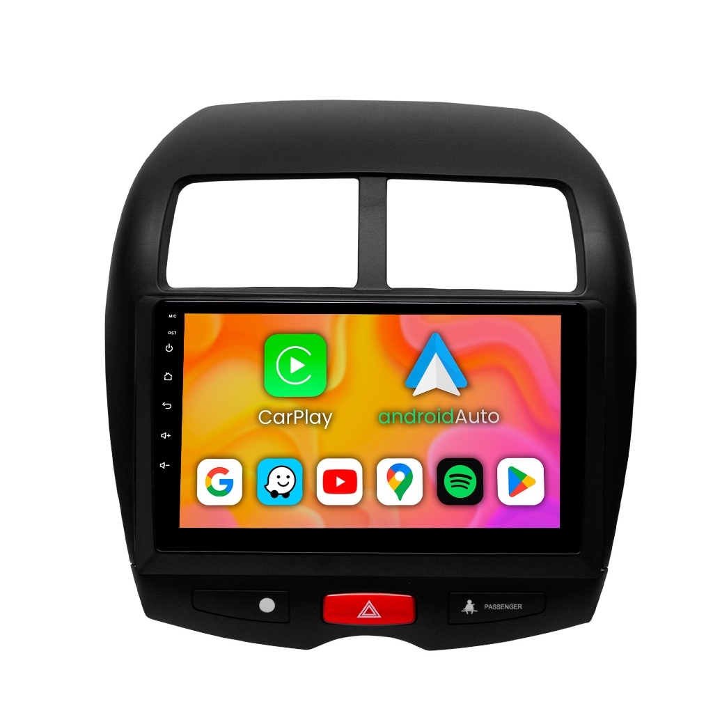 Multimídia Android 12 ASX 2010 a 2020 - Tela 9", 2Gb RAM + 32Gb ROM ...