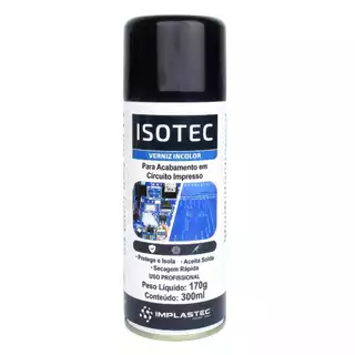 VERNIZ INCOLOR ISOLANTE ISOTEC SPRAY 300ML IMPLASTEC