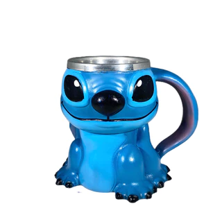 Caneca 3D Lilo Stitch Geek Resina Térmica Decorativa