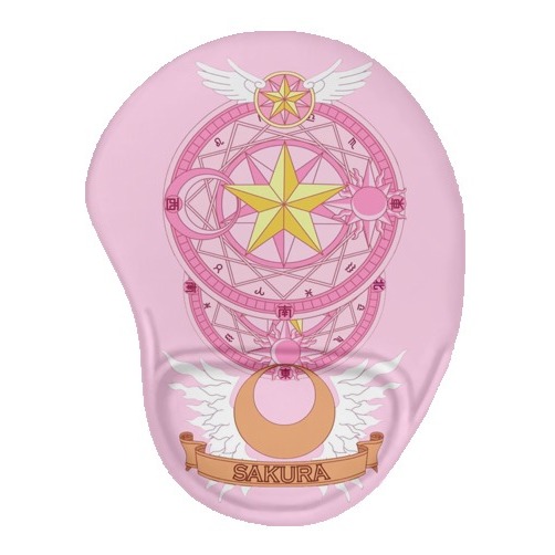 Mouse Pad Ergonômico Fofo Rosa