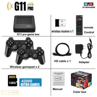 Game Box G11PRO 128GB 42 Mil jogos Android 9.0
