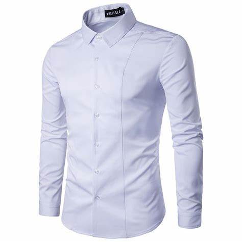 Camisa Social Branca Masculina Slim Luxo Executiva Premium