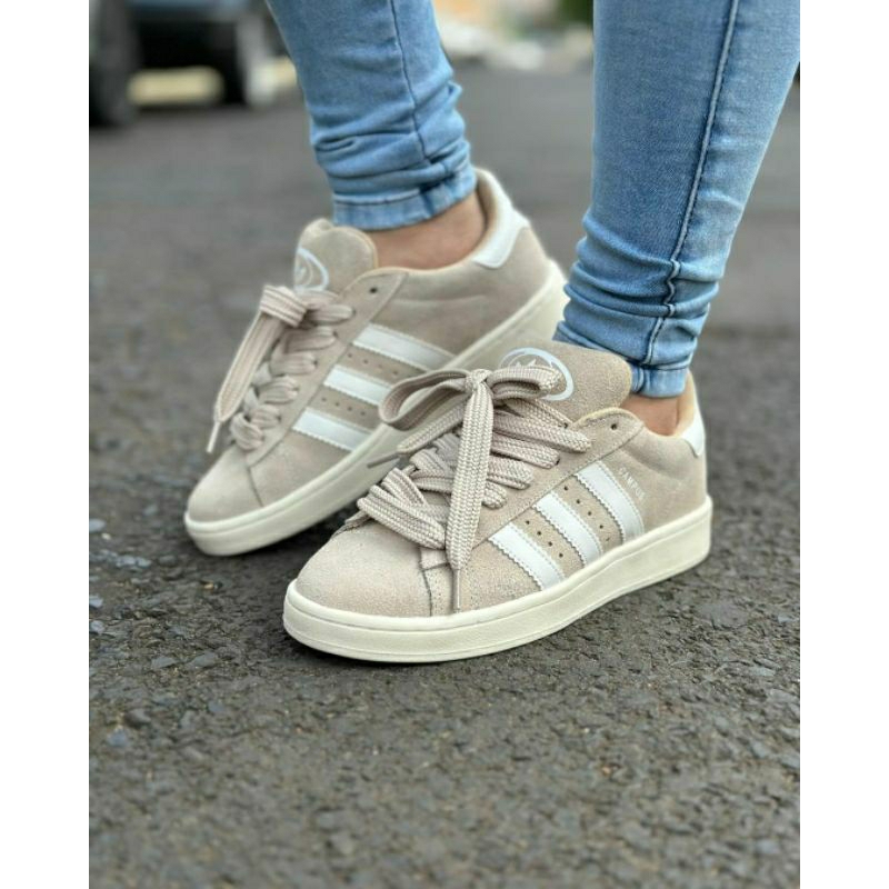 Tênis Ad Campus 00s Feminino é Masculino BegeRose/Branco | Preto/Branco | Rosa | Verde Escuro