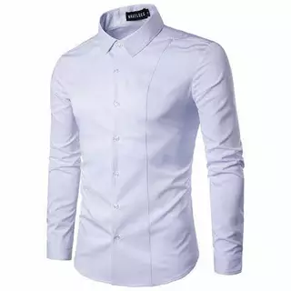 Camisa Social Slim Branca - Pronta Entrega