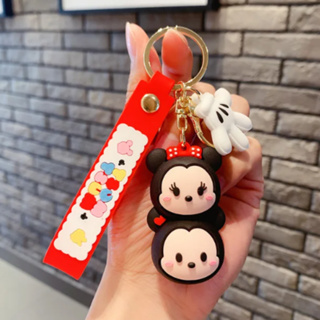 Chaveiro 3D Minnie e Mickey Tsum Tsum
