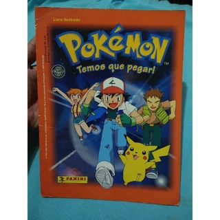 Album de figurinhas - pokémon temos que pegar! - completo - 1999