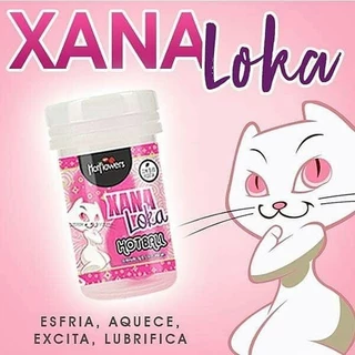Hot Ball Bolinha explosiva Xana Loka Dupla Lubrificante Esquenta, esfria e vibra