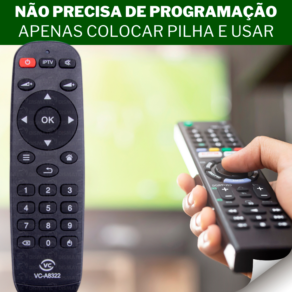 Controle Remoto para Aparelho X plus e In x plus V2