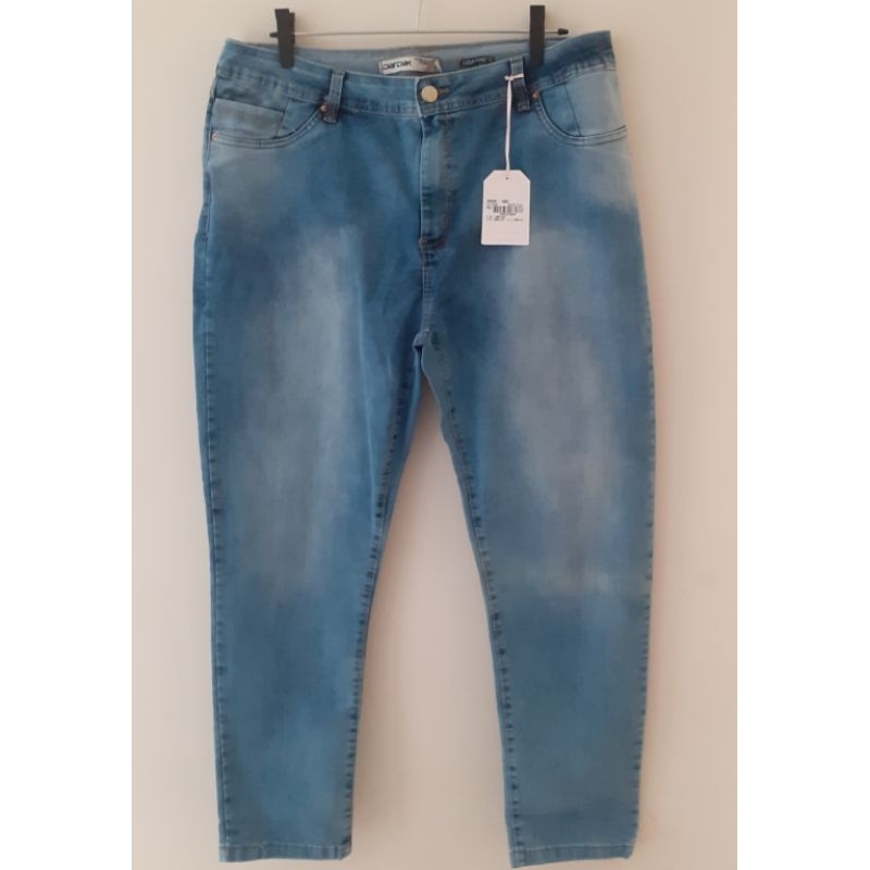 Calça Jeans Cós Alto New Exclusiva Estilo Afina Cintura