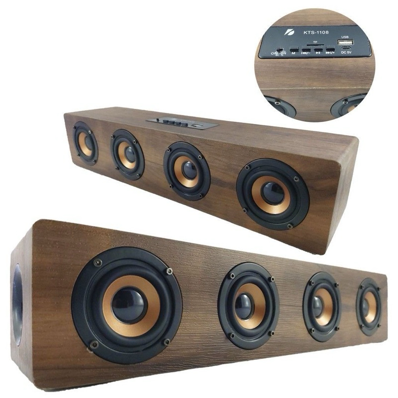 Super Caixa de Som Retrô Bluetooth Speraker Fell The Beat KTS-1108