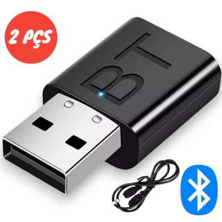 Adaptador E Receptor USB Bluetooth 5.0 Plug usb Transmissor de audio para Notebook Pc som de Carro P2 Automotivo