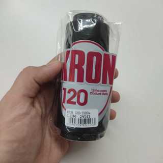 Linha Preta Kron 120 Costura 1500 Metros