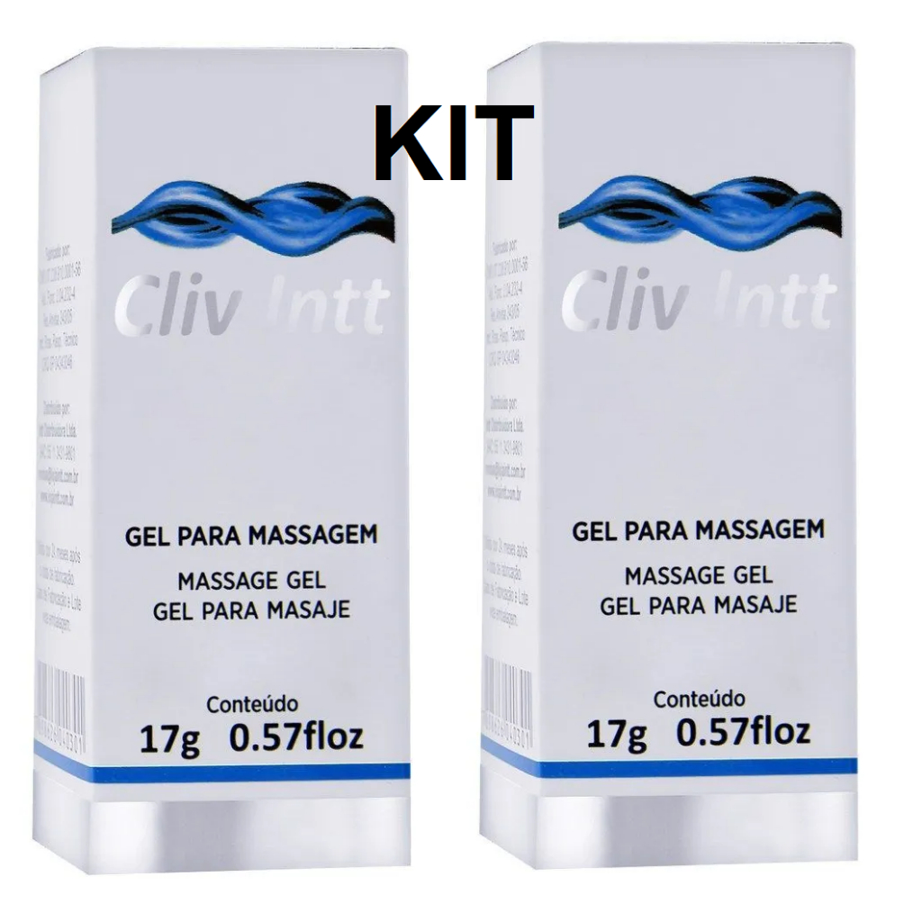Kit 2 Cliv intt dessensibilizante anal extra forte 17g - ANAL SEM DOR