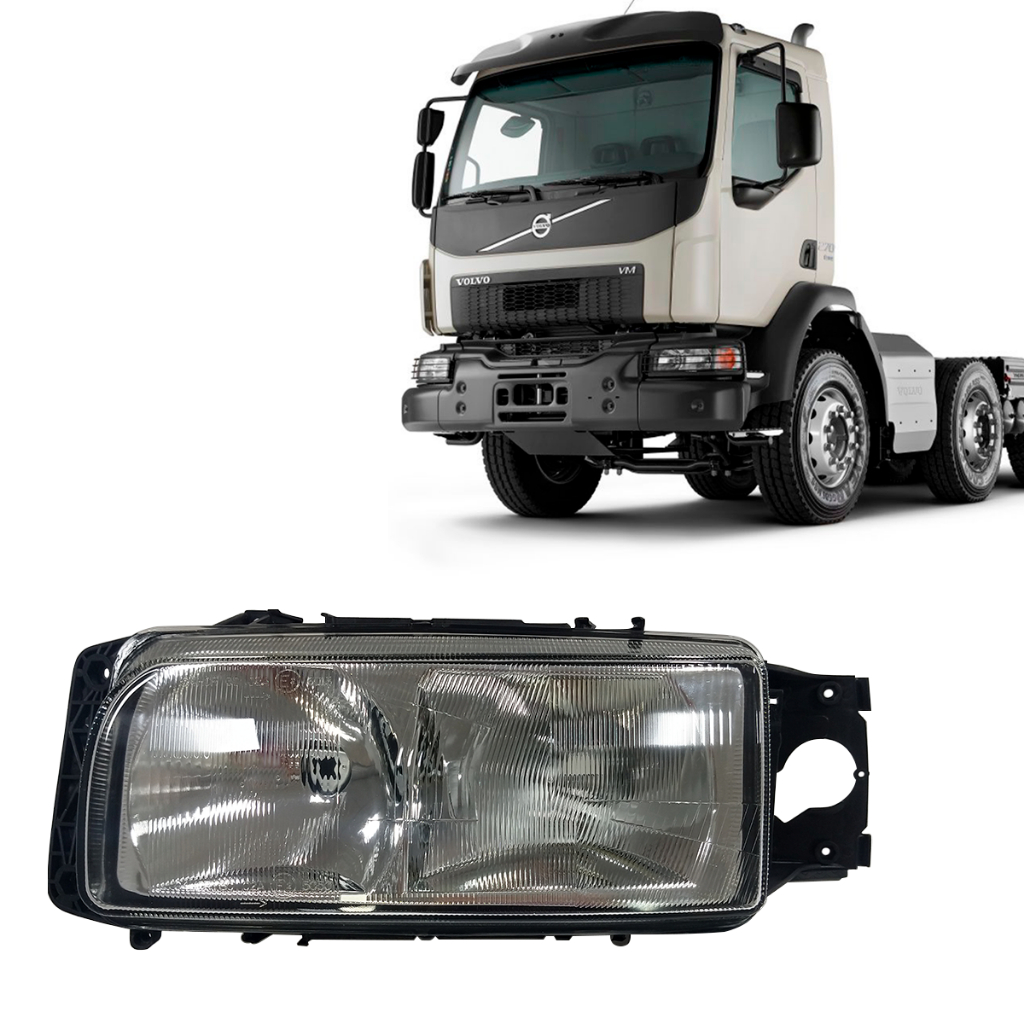Farol Esquerdo Volvo Vm 310 Canavieiro Florestal Traçado | Shopee Brasil