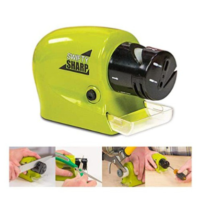 Amolador Afiador Elétrico a pilha de Faca Tesoura Chave de Fenda 4789