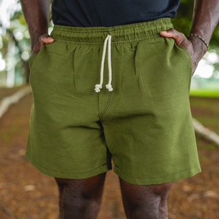 Bermuda Shorts Linho Masculino Mauricinho Para Praia Sair Passear Chique Casual Confortável Academia Leve Alta Qualidade