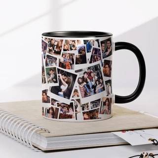 Caneca personalizada fotos mural lembrança presente porcelana Xícara fotografias amigos cerâmica