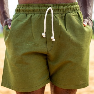 Short Masculino De Linho Curto Verão Para Treinar Academia Musculação Sair Fim De Ano Mauricinho Moderno Estiloso Moda