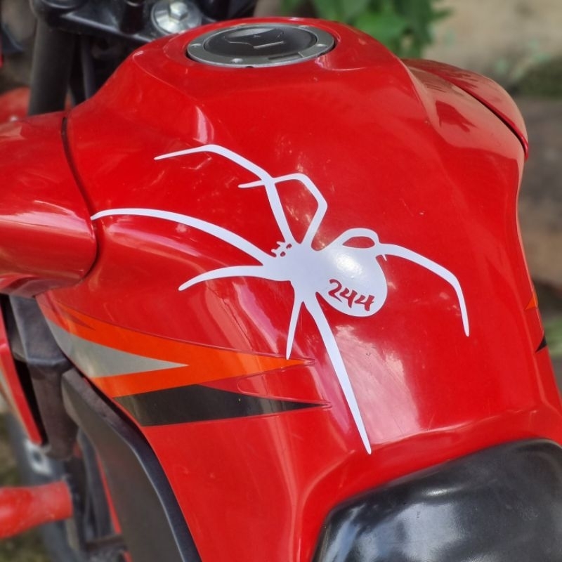 Adesivo aranha 244 para tanque de moto, capacete 26x14 Cm. | Shopee Brasil