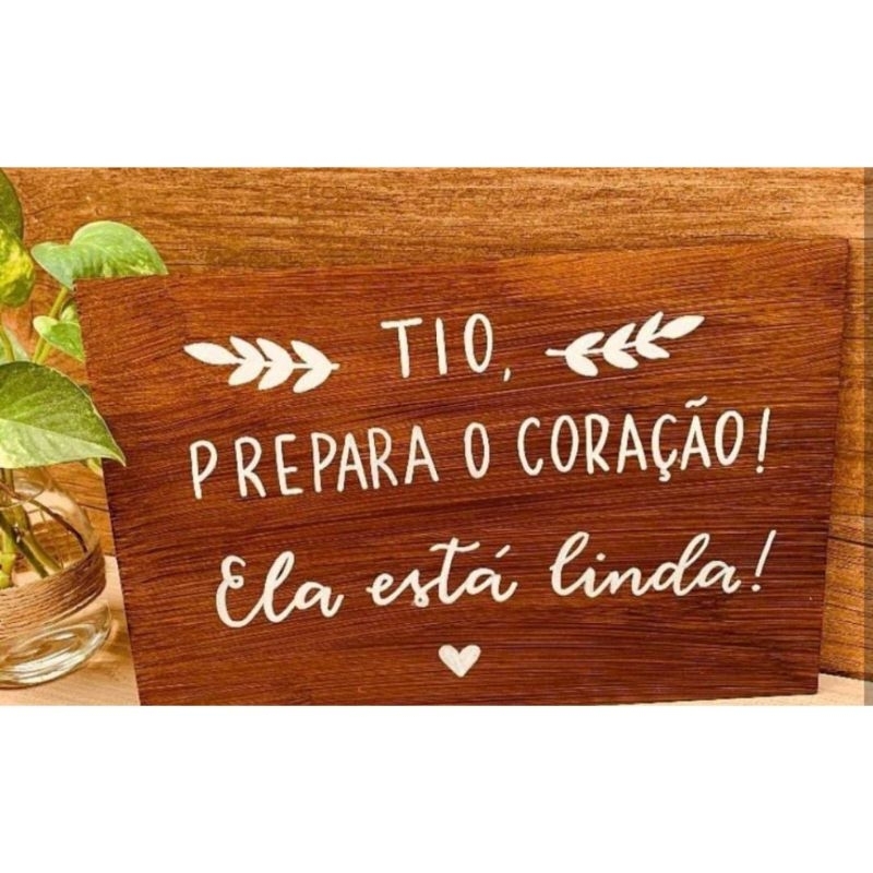 Placa Decorativa Para Casamento Personalizada