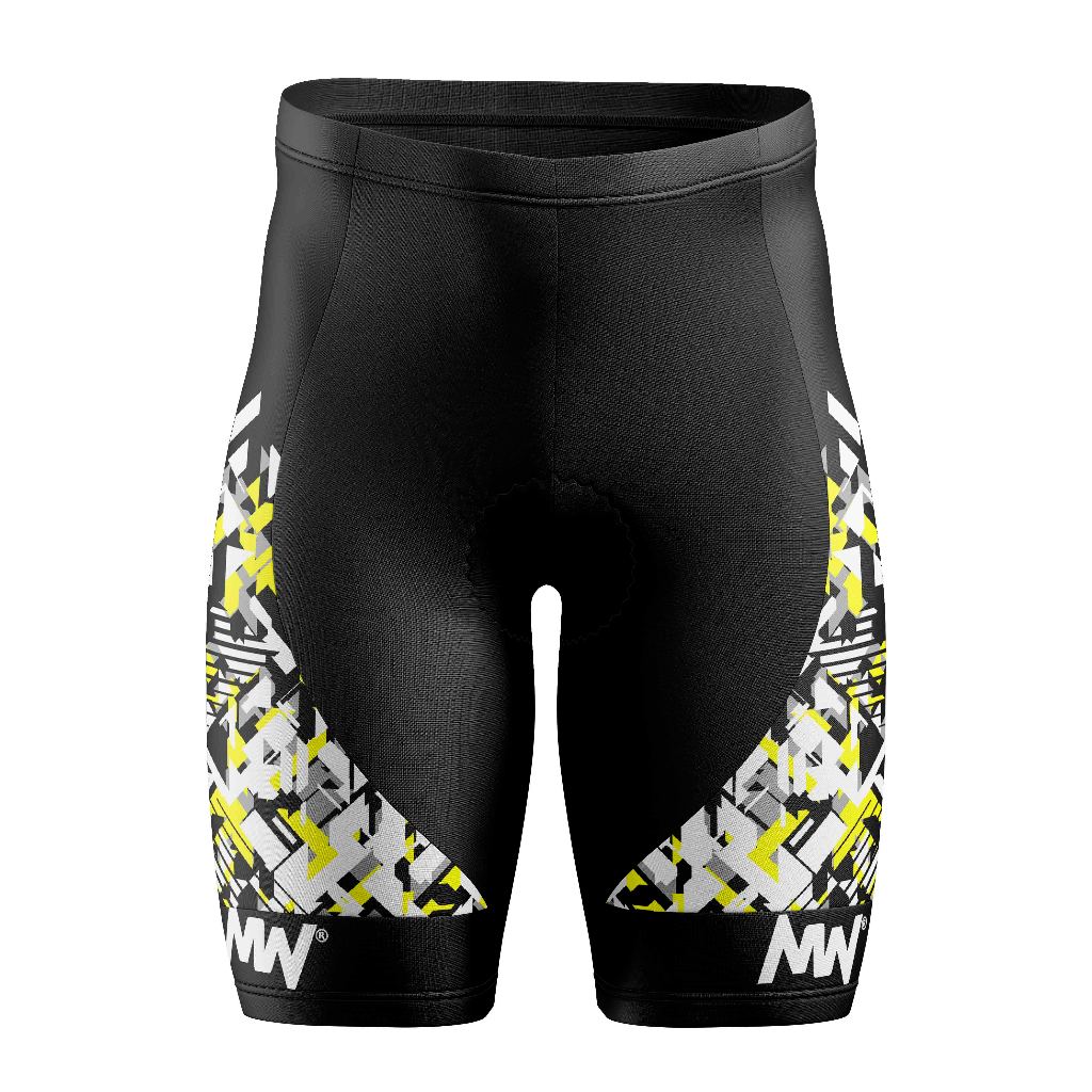 Bermuda Ciclismo Mtb Geometrica Forro Gel Masculino e Feminino