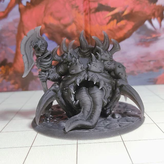 Miniatura RPG Pecado da Gula Boss Chefão Criatura Enorme d&d dnd Dungeons and Dragons Boardgame Jogo de Tabuleiro Dados