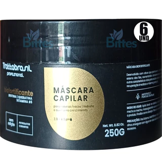 Kit 6 Máscaras Biofortificante Profissional Trattabrasil