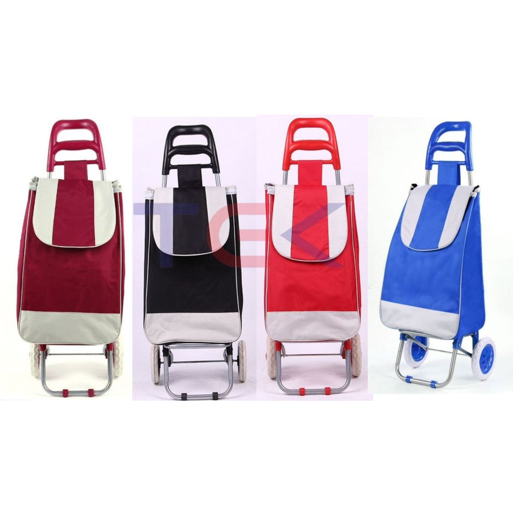 Carrinho De Compras Feira / Mercado Tek Reforçado 30kg Multiuso
