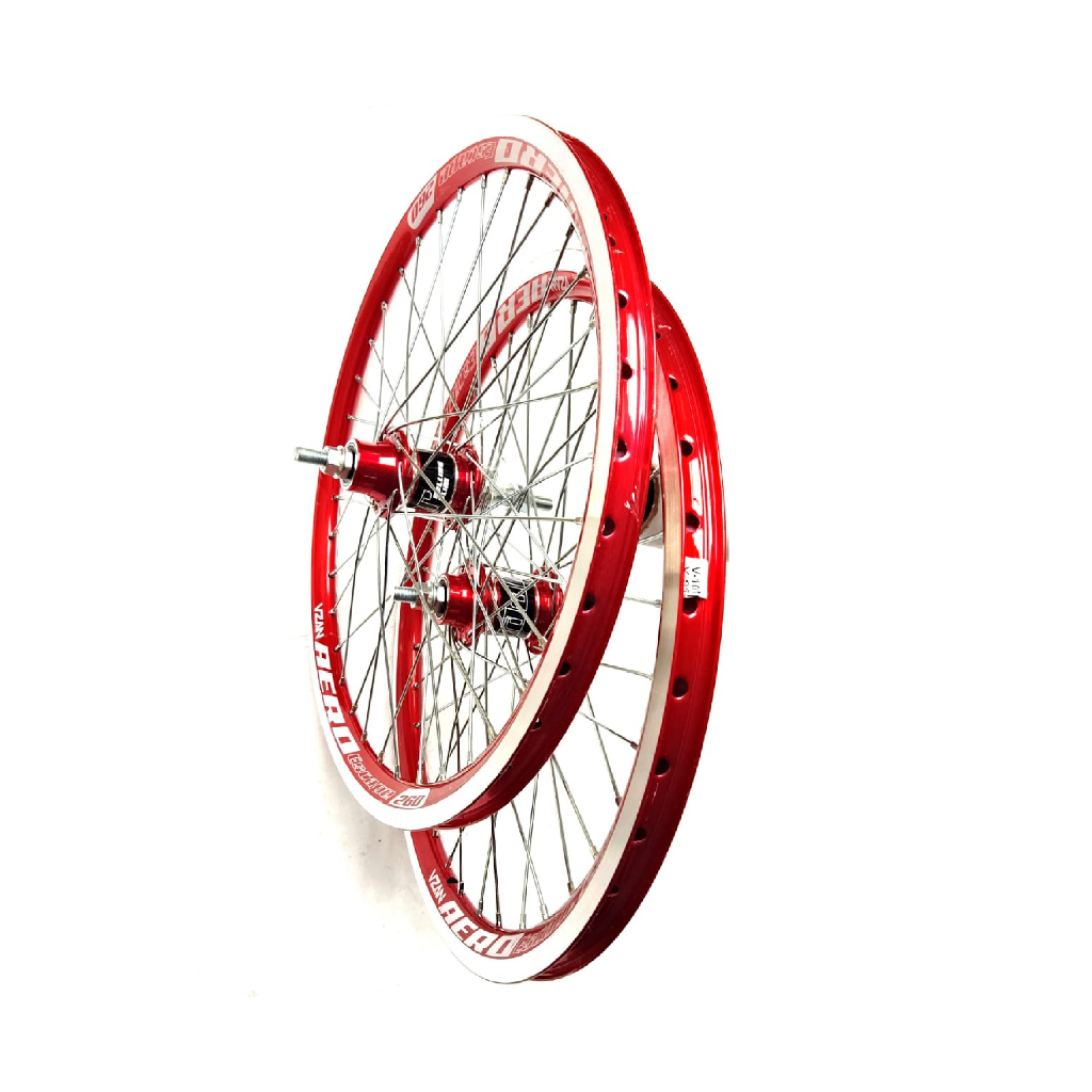 kit 2 Rodas Aro 26 Aero Completo Montados 36 Furos de Raio fino C ...