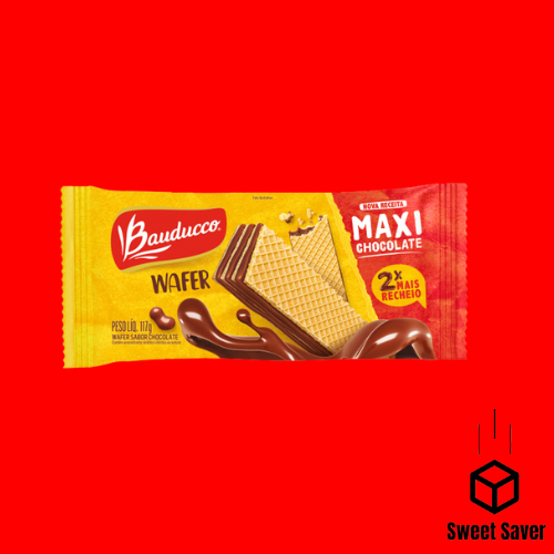 Bauducco Wafer Maxi Chocolate - 117g