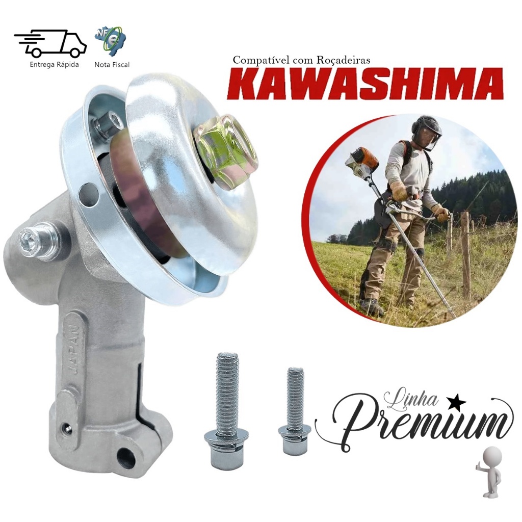 Caixa Transmissão Ponteira P/ Roçadeira Kawashima 43/52cc | Shopee