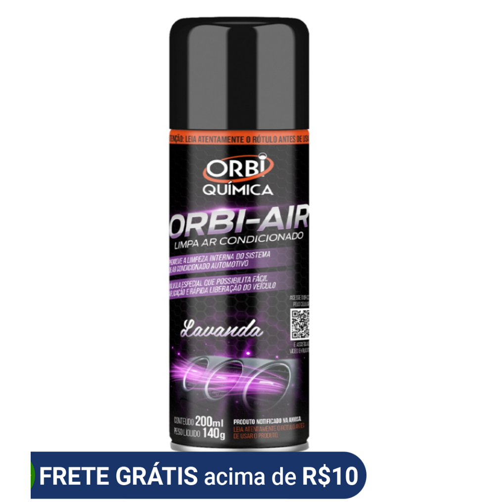 Higienizador Limpa Ar Condicionado Automotivo Orb