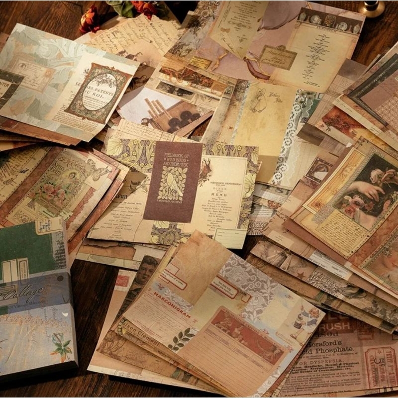 bloco de 100 folhas para scrapbook, bullet journal, planners e cadernos